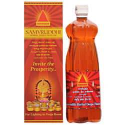 Samvruddhi Herbal Deepa Thailam 1Ltr Bottle with box pack