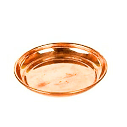 Brass Thick Quality Plate for Regular Pooja/Multipurpose