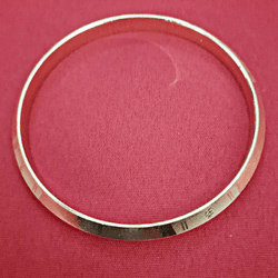 Brass Coated Curved Bracelet Small Size