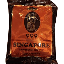 Mitra Brand 999 Singapore Loban/Sambrani Powder (20 pouchesx50g each)  1Kg Box