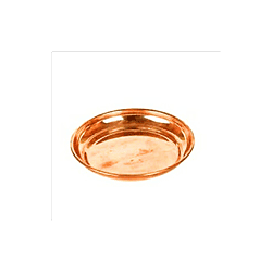 Brass Thick Quality Plate for Regular Pooja/Multipurpose