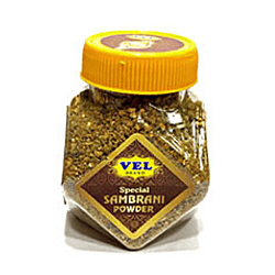 VEL Brand Pure Natural Sambrani Power 50g Tin