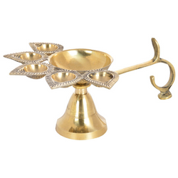 Brass Pancha Harathi/5 Deep Harathi