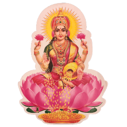 Goddess Lakshmi Devi Photo Sticker