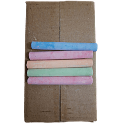 Multicolour Chalk Piece/Crayons Box