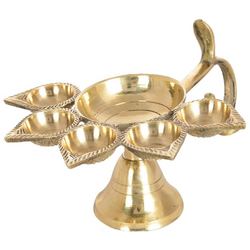 Brass Pancha Harathi/5 Deep Harathi