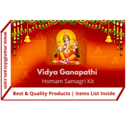 Mandhhiram Brand Vidya Ganapathi/Ganesha Hawan/Homam Samagri Kit