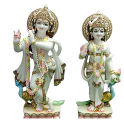 Radha Krishna Marble Idols