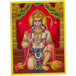 Lord Hanuman Pocket Size Photo Card