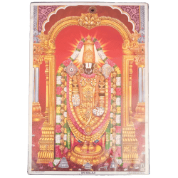 Lord Venkateshwara Photo with Card Board Frame