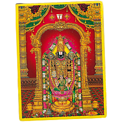 Lord Balaji/Vengateswara Pocket Size Photo Card