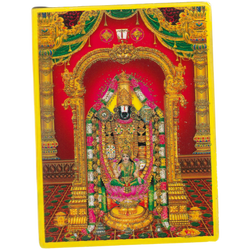 Lord Balaji/Vengateswara Pocket Size Photo Card