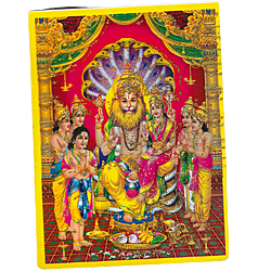 Lord Lakshmi Narasimha Swamy Pocket size Photo Card