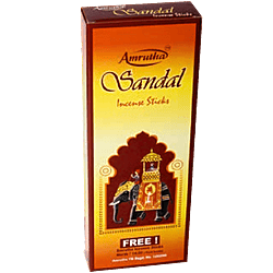 Amrutha Sandal Premium Incense Sticls 100g Box