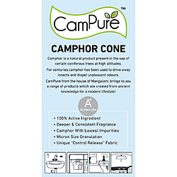 Campure Camphor Cone 90g Pack