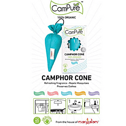 Campure Camphor Cone 90g Pack