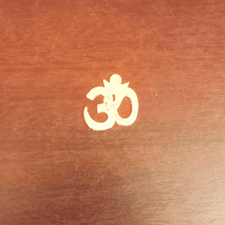 Brass Coated Om Namashivaya Om Symbol Tilak Wearing with Handle